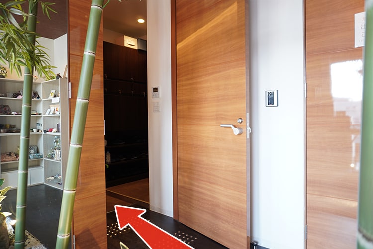 一番奥のお部屋に